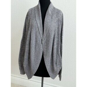Barefoot Dreams‎ CozyChic Lite Circle Cardigan Women’s M Grey Flattering Soft